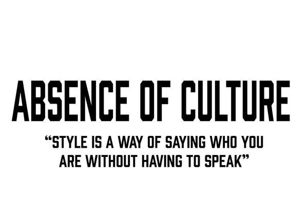 ABSENCE OF CULTURE logo